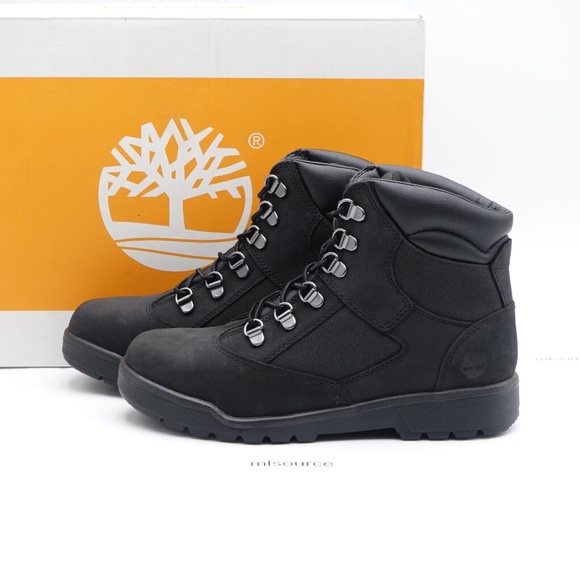 SLD NEW Timberland 6 Inch Field Boots TB-044990-001 Black - Picture 1 of 8
